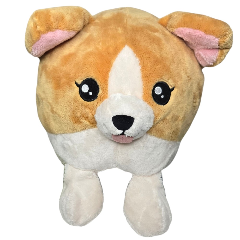 Squishable Baby Corgi Plush Dog 14" Tan Cream Kawaii Pet Pillow Toy 2022